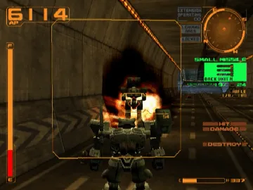 Armored Core 2 screen shot game playing